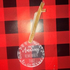 Festive Ornament with Ribbon